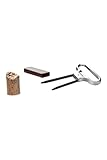 Vacu Vin Korkenzieher mit Klingen 68405606 – Ideal für brüchige alte...