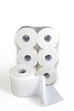 6 Handtuchrollen Papierhandtuchrollen Papierrollen MIDI Rollen 2-lagig...