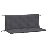 vidaXL Gartenbank Auflagen 2 STK., Gartenbank Auflage mit Hohlfasern,...