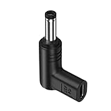 usb c-auf-DC-Adapter – 15 Volt, 90 Grad abgewinkelter USB-Buchse auf...