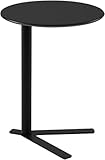 Moderner C-förmiger Metall-Beistelltisch, 48 cm, runder Beistelltisch aus...