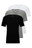 BOSS Herren V-Neck T-Shirt, 3er Pack Classic, Assorted 999, L