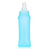 TPU Weiche Trinkflasche, Laufwasserflaschen, 500 ml, faltbar,...
