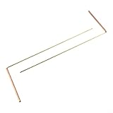 2 Stück Messing-Tauchrute, Schatzsuchwerkzeug, Messing-Wünschelruten,...