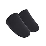 kowaku 2 Stück Zehenwärmer aus Neopren, Bequeme Schwarze wärmer-Booties,...