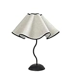 Lkvent Tischlampe Tischlampe Kreativer Blütenblatt-Regenschirm Dreifarbige...