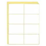 120 Stück 50x75mm Etiketten Selbstklebend zum Beschriften, Universal...