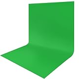JEBUTU Greenscreen, 3x6m (9,8x19,6ft) Greenscreen, Großer Faltbare...