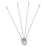 HEALLILY 4 Stück Teiliges Barlöffel Edelstahl Spiralgriff Langer Griff...