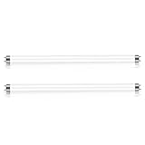 2 Stück 15W Leuchtstoffröhre, Größe: 450 mm, T8 Kaltweiß 4000K,...