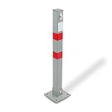BITUXX Parkpfosten Parkplatzpfosten Absperrpfosten Parkplatzsperre Poller...