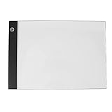 A4 Trace Light Pad, LED Copy Board Light Tracing Box mit Touch Schalter und...