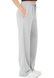 ROSS CAMP Jogginghose Damen - Baumwolle Sporthose Lang, Traininghose...