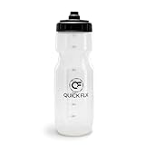 QUICKFLX Sport Trinkflasche Auspressbar – Auslaufsicher BPA-frei &...
