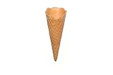 PJaspert Eiswaffeln | Eishörnchen - Halbsüße Knuspertüte mit Wellenrand...