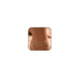 JUANKIKI Fußkettchen für Damen Gold Fussketten für Frauen Wasserdichtes...