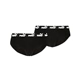PUMA Men's Elements Brief, Black, L (2er Pack)