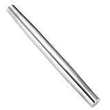 Nudelholz Edelstahl, Metall Teigroller 32cm, Anti-Rost Nudelholz...