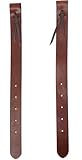 Doqn Westernsattel aus schwerem geöltem Latigo-Leder, hinten, flankig, 4,4...