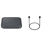 Samsung Wireless Charger Pad EP-P2400 & Originalkabel Typ C auf Typ C, 1 m,...