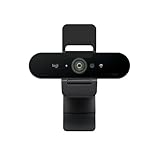 Logitech Brio 4K Webcam, Videogespräche, Mikrofon mit...