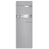 Metzler Standbriefkasten freistehend in RAL 9007 Graualuminium aus Stahl...