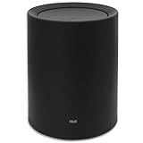 Nell 8L Mülleimer Bad Schwarz Matt mit Schwingdeckel – Perfekt als...