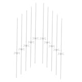 ifundom 1Satz Pflanzenstecker Transparente Pflanzenstützen für...