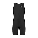 Rogelli Herren Triathlonanzug Florida, Schwarz (Black), XL