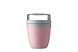 Mepal Lunchpot Ellipse Nordic pink – 500 ml praktischer Müslibecher,...