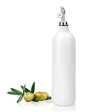 567.0 g (600ML) Olivenölspenderflasche, weiße Ölflaschen für...