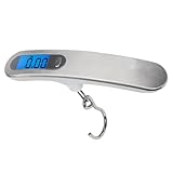 JOINPAYA Digitale Edelstahl Handwaage Tragbare Gepäckwaage mit...