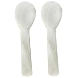 Caviar Löffel 2pcs Mutter des Perlenlöffels 3.5 '' Caviar Löffel mit...