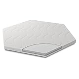 Sämann Laufgittermatratze Cloud Basic 6-eckig - Matratze für Baby...