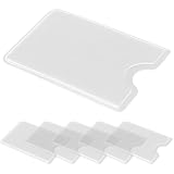 6 x Transparente kartenhülle hartplastik,kartenschutz,card case,ec karten...