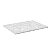 Vicco Küchenarbeitsplatte R-Line, Marmor Weiß, 80 cm