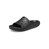 Crocs Unisex Classic Slide V2 Slide, Schwarz, 41/42 EU