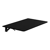 NICEME 60x40 cm Klappbarer Wandtisch, Wand montierter Klapptisch,...