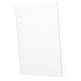 UKCOCO 6 Stück Transparenter Acryl Notizbuch Cover Teiliges mit...