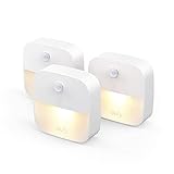 eufy Glow 3 Pack LED Nachtlicht mit Bewegungssensor, Warmes weißes...