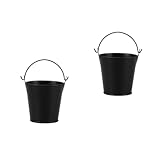 ibasenice 2 Stück Robuster BBQ Grill Ölauffangbehälter Eisen...