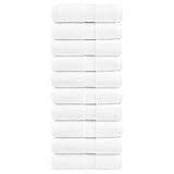 NQJIBUE Item-Premium Gästehandtücher, SOLUND 50 Stück, Weiß, 30 x 50...