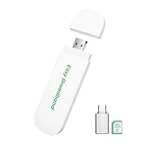 EIOTCLUB CAT4/4G LTE USB-Dongle mit WiFi 6, USB A & USB C WLAN Modem mit...