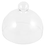 ABOOFAN Mini-Kuchenglocke aus Hartglas, fester Deckel, Griff,...