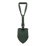 DECHOUS Faltbare Schneeschaufel aus Edelstahl Leichte Klappbare...