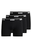 BOSS Herren Brief 3p Co/EL Boxershorts, New - Black001, L EU