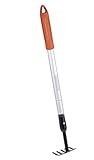 BLACK+DECKER Gartenrechen 5-Zahn - Verstellbar von 66 bis 100 cm -...