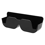 NOLITOY Selbstklebender Auto brillenhalter aus Robustem Abs Kompakter...