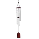 Windspiele für Draußen, 65cm Aluminiumlegierung Windspiele 6 Rohre Wind...