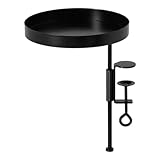 Esschert Design Fensterbankhalterung Schwarz rund Ø 18 cm - Metall